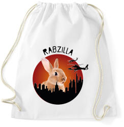 printfashion Rabzilla - Sportzsák, Tornazsák - Fehér (7178369)