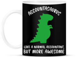 printfashion Accountasaurus - Bögre - Fekete (12563165)