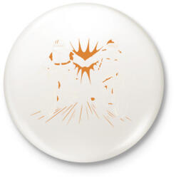 printfashion Motoros barátság - Kitűző, hűtőmágnes - Fehér (13615023)