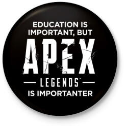 printfashion Apex Is Importanter (White) - Kitűző, hűtőmágnes - Fekete (3096264)
