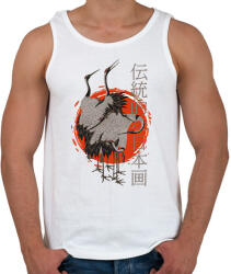 printfashion Japán kultúra - Férfi atléta - Fehér (7630539)