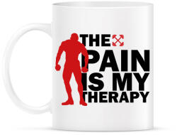 printfashion A fájdalom az én terápiám - Bögre - Fehér (8955904)