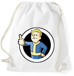 printfashion Fallout Vault boy - Sportzsák, Tornazsák - Fehér (16370093)
