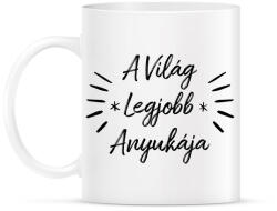 printfashion A világ legjobb anyukája - Bögre - Fehér (11403544)