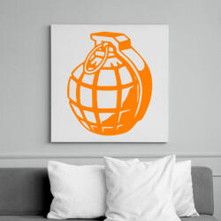 printfashion Gránát - Vászonkép - Fehér (6625643)