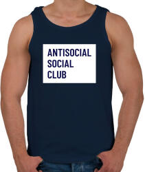 printfashion ANTISOCIAL - Férfi atléta - Sötétkék (9961772)