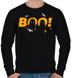 printfashion Halloween Boo! - Férfi pulóver - Fekete (1067495)