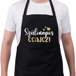 printfashion szülinapos csajszi - Kötény - Fekete (6042415)