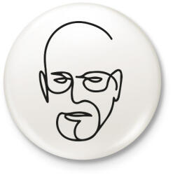 printfashion Walter White - Kitűző, hűtőmágnes - Fehér (10786801)