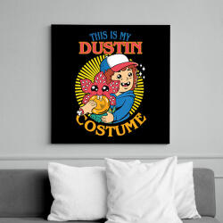 printfashion Dustin costume - Vászonkép - Fekete (14533838)