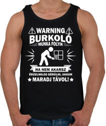 printfashion Burkoló munka - Férfi atléta - Fekete (14698221)