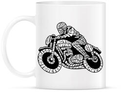 printfashion Cafe racer - Bögre - Fehér (788245)