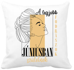printfashion A legjobb fodrász - Hónappal (fekete) - Párnahuzat, Díszpárnahuzat - Fehér (7316201)
