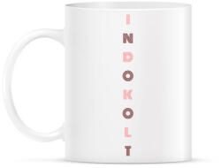 printfashion INDOKOLT red - Bögre - Fehér (789724)