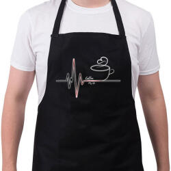 printfashion CoffemyLife - Kötény - Fekete (11597197)