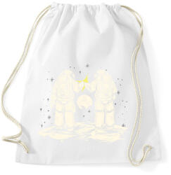 printfashion Űrhajósok - Sportzsák, Tornazsák - Fehér (6384192)