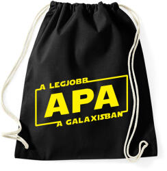 printfashion legjobb-apa-star-wars-solo - Sportzsák, Tornazsák - Fekete (986404)