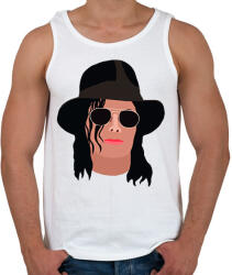 printfashion Michael Jackson - Férfi atléta - Fehér (1744154)