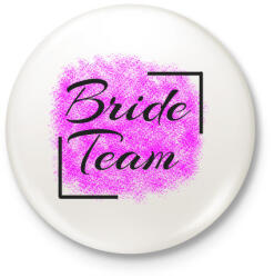 printfashion bride team - Kitűző, hűtőmágnes - Fehér (5205824)