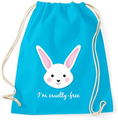 printfashion Állatkísérlet-mentes - Sportzsák, Tornazsák - Surf blue (14496483)