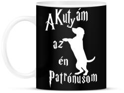 printfashion A Kutyám az én Patrónusom - Bögre - Fekete (16486065)