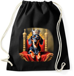 printfashion TACSIKIRÁLY - Sportzsák, Tornazsák - Fekete (15186400)