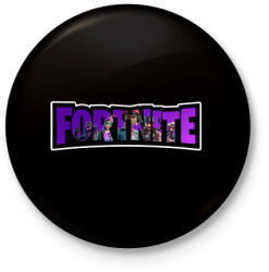 printfashion Fortnite8 - Kitűző, hűtőmágnes - Fekete (4322612)