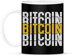 printfashion BITCOIN 4 EVER 10 - Bögre - Fekete (6006681)