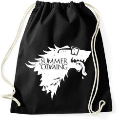 printfashion Summer is Coming white - Sportzsák, Tornazsák - Fekete (1504810)