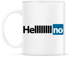 printfashion HELL NO - Bögre - Fehér (2118643)