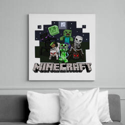 printfashion Minecraft - Vászonkép - Fehér (6622717)