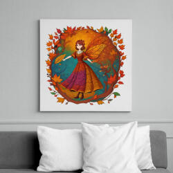 printfashion Ősztündér - Vászonkép - Fehér (14893709)
