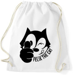 printfashion Felix the cat - Sportzsák, Tornazsák - Fehér (5185290)