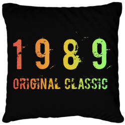 printfashion 1989 - Párnahuzat, Díszpárnahuzat - Fekete (4567204)