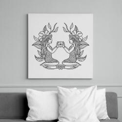 printfashion Ikrek - Vászonkép - Fehér (13795668)