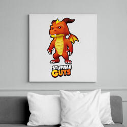 printfashion Stumble Guys - Inferno Dragon - Vászonkép - Fehér (16084260)