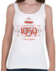 printfashion since-1959-red-black - Női atléta - Fehér (527218)