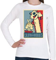 printfashion Kázmér és Huba - Női hosszú ujjú póló - Fehér (2262559)