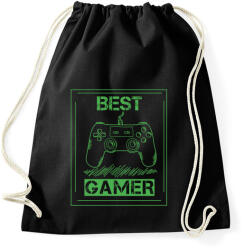 printfashion Gamer - Sportzsák, Tornazsák - Fekete (4229442)
