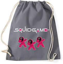 printfashion Squid game trio fehér - Sportzsák, Tornazsák - Grafitszürke (5727161)