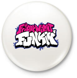 printfashion FNF - Kitűző, hűtőmágnes - Fehér (5669544)