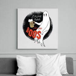 printfashion Booo! ! ! - Vászonkép - Fehér (6628429)