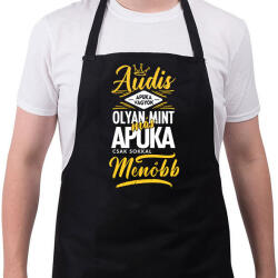 printfashion Audis apuka - Kötény - Fekete (4938187)