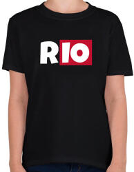 printfashion RIO - Gyerek póló - Fekete (11363572)