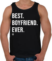 printfashion Legjobb pasi páros póló - Férfi atléta - Fekete (11514807)