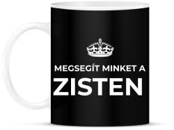 printfashion MEGSEGÍT MINKET A ZISTEN - Bögre - Fekete (10884850)