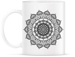 printfashion Kifesthető mandala minta2. - Bögre - Fehér (4080951)
