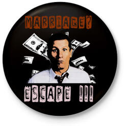 printfashion albundy - Kitűző, hűtőmágnes - Fekete (4737545)