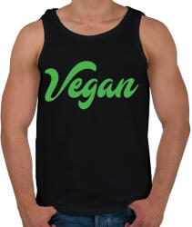 printfashion vegan - Férfi atléta - Fekete (13111650)
