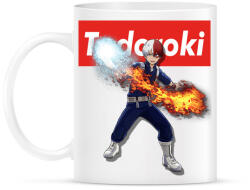 printfashion my hero academy todoroki - Bögre - Fehér (5413072)
